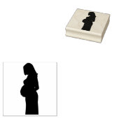 Zwangere vrouwen rubberstempel (Gestempeld)