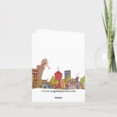 Zwangere vrouwen Winkelen Notecard Kaart (Achterkant)