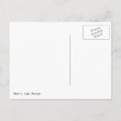 Zwangere walvis briefkaart (Achterkant)