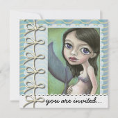 Zwangere zeemeermin kaart (Voorkant)