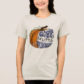 Zwangeren Halloween Tri-Blend Shirt (Voorkant)