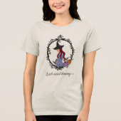 Zwangeren Halloween Tri-Blend Shirt (Voorkant)
