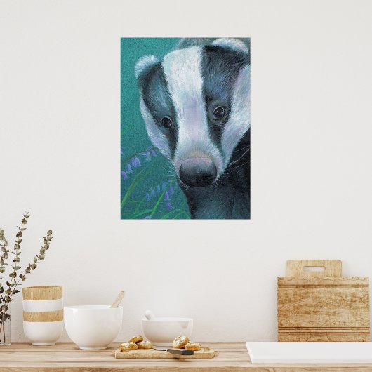 Zwangeres bossen poster (Keuken)