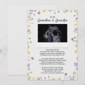 Zwangerschaftsbericht Gedicht aan grootouders Kaart (Voorkant / Achterkant)