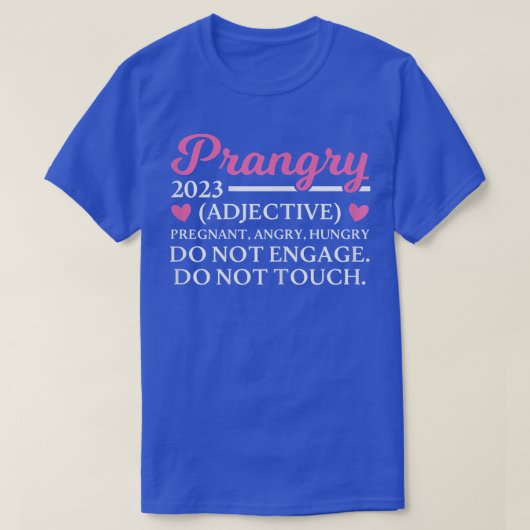 Zwangerschap aangifte 2023 898 t-shirt (Design voorkant)