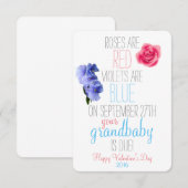 Zwangerschap Aankondiging (Voorkant / Achterkant)