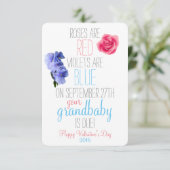 Zwangerschap Aankondiging (Staand voorkant)