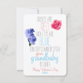 Zwangerschap Aankondiging (Voorkant)