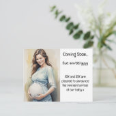 Zwangerschap Aankondiging (Staand voorkant)