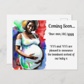 Zwangerschap Aankondiging (Voorkant / Achterkant)