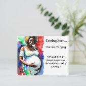 Zwangerschap Aankondiging (Staand voorkant)