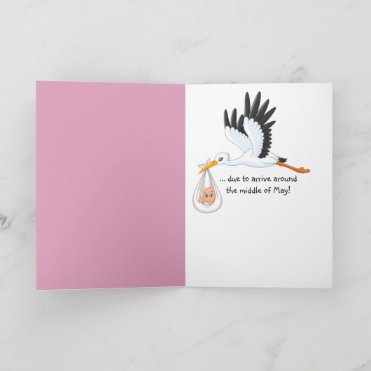 Zwangerschap Aankondiging (Binnen)