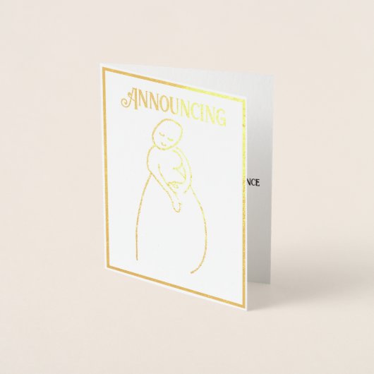 Zwangerschap Aankondiging (Voorkant)