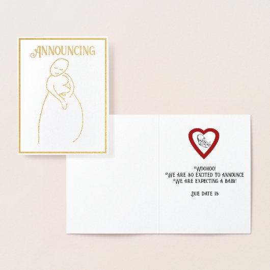 Zwangerschap Aankondiging (Display)