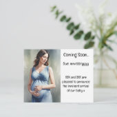 Zwangerschap Aankondiging (Staand voorkant)