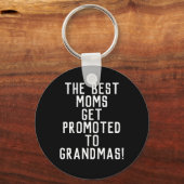 Zwangerschap Aankondiging aan Oma om cadeau te kri Sleutelhanger (Voorkant)