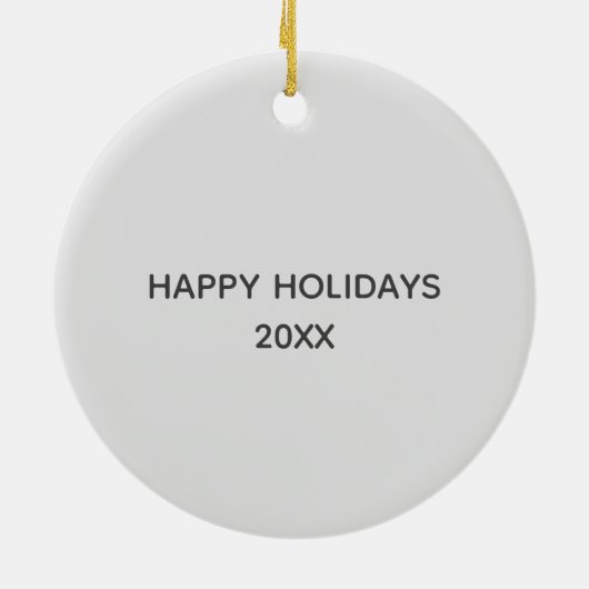 Zwangerschap Aankondiging Baby Sonogram Holiday Keramisch Ornament (Achterkant)