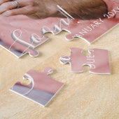 Zwangerschap Aankondiging binnenkort te verschijne Legpuzzel (Zijkant)