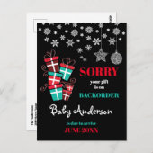 Zwangerschap Aankondiging Briefkaart (Voorkant / Achterkant)