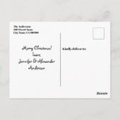 Zwangerschap Aankondiging Briefkaart (Achterkant)