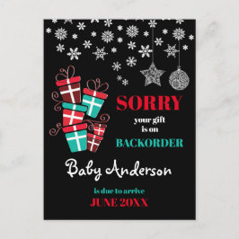 Zwangerschap Aankondiging Briefkaart