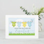 Zwangerschap Aankondiging | Fysieke kleding (Staand voorkant)