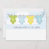 Zwangerschap Aankondiging | Fysieke kleding (Achterkant)