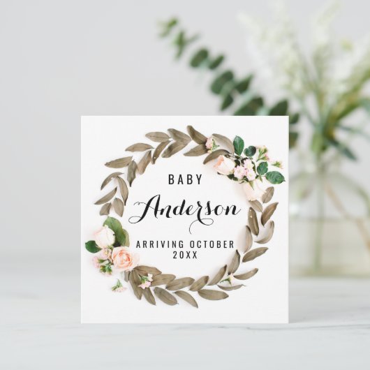 Zwangerschap Aankondiging - Herfst adem (Staand voorkant)