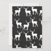 Zwangerschap Aankondiging Holiday Antler | Foto (Achterkant)