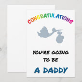 Zwangerschap Aankondiging Kaart (Voorkant / Achterkant)