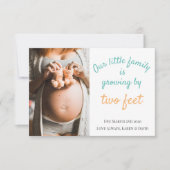 Zwangerschap Aankondiging Kaart (Voorkant)