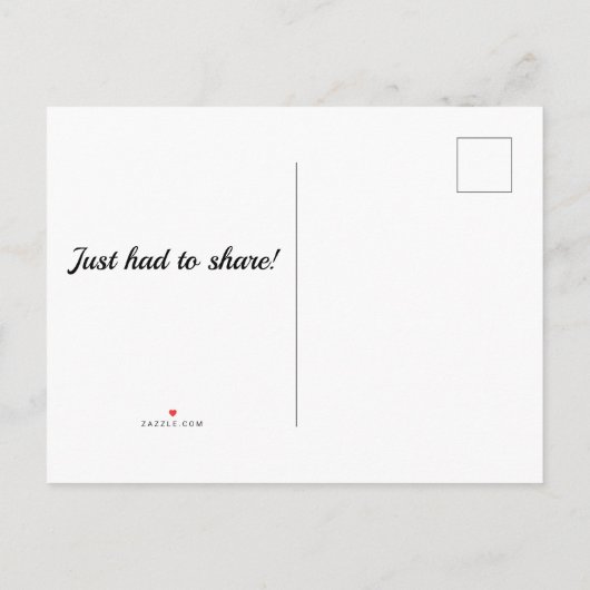 Zwangerschap Aankondiging Kaart Quaint (Achterkant)