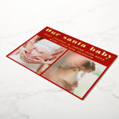 Zwangerschap Aankondiging Kerstmis (Gedraaid)