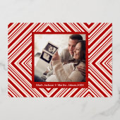 Zwangerschap Aankondiging Kerstmis (Achterkant)