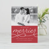 Zwangerschap Aankondiging kerstmis Kaart (Staand voorkant)