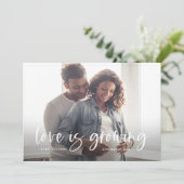 Zwangerschap Aankondiging | Liefde groeit (Staand voorkant)