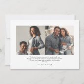 Zwangerschap Aankondiging | Liefde groeit (Achterkant)