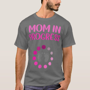 Zwangerschap Aankondiging moeder aan de gang eerst T-shirt