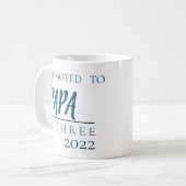 ZWANGERSCHAP AANKONDIGING NAAR PAPA# KINDEREN KOFFIEMOK (Voorkant links)