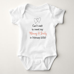 Zwangerschap Aankondiging nieuwe baby Romper