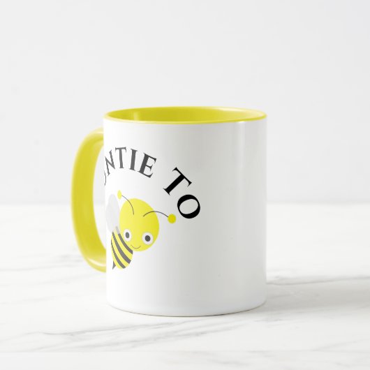 Zwangerschap Aankondiging nieuwe tante bij te zijn Mok (Voorkant links)