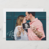 Zwangerschap Aankondiging nieuwjaar nieuwe liefde (Voorkant)