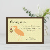 Zwangerschap Aankondiging persoonlijke winkel (Staand voorkant)