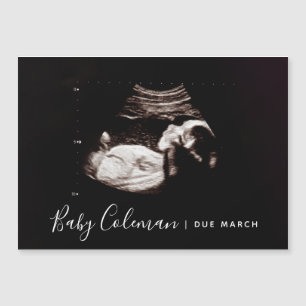 Zwangerschap Aankondiging Sonogram Naam Magnet