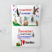 Zwangerschap Aankondiging speciale Wenskaarten (Binnen)