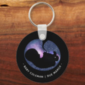 Zwangerschap Aankondiging sterren Baby Spiritueel Sleutelhanger (Voorkant)