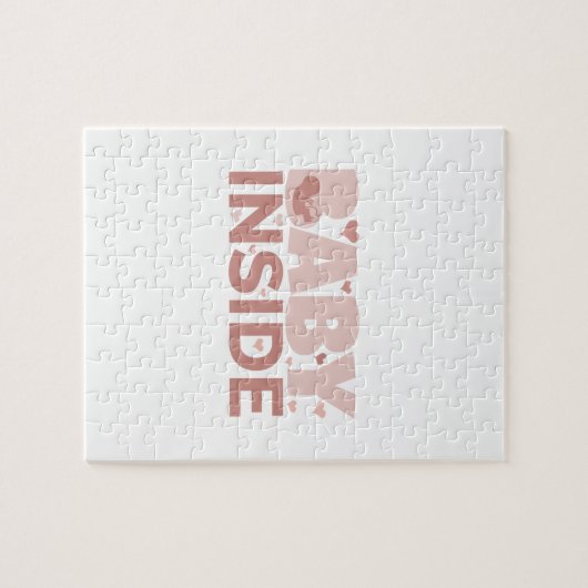 Zwangerschap Aankondiging van Baby bij zwangere fo Legpuzzel (Horizontaal)