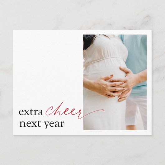 Zwangerschap Aankondiging verrassend Briefkaart (Voorkant)