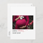 Zwangerschap Aankondiging verrassend Briefkaart (Voorkant / Achterkant)
