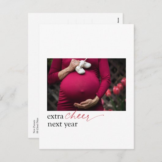 Zwangerschap Aankondiging verrassend Briefkaart (Voorkant / Achterkant)